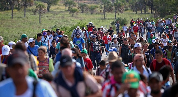 Caravanas amenazan acercamiento entre EEUU y México. La inmigración ilegal se ha mantenido en el centro de los debates electorales/Reuters