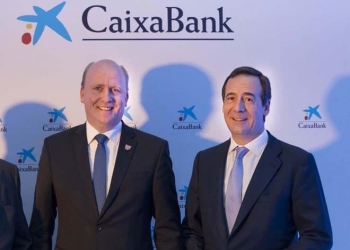 CaixaBank inaugura sus nuevas oficinas en la localidad alemana de Fráncfort.