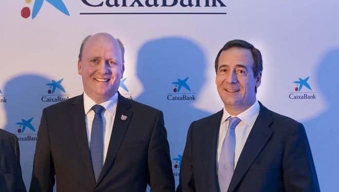 CaixaBank inaugura sus nuevas oficinas en la localidad alemana de Fráncfort.
