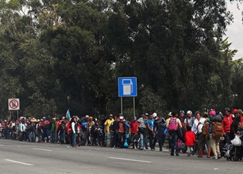 Pese a las advertencias del presidente Donald Trump, los migrantes avanzan hacia EEUU y se estima que en los próximos días arriben a ciudades mexicanas fronterizas/Reuters