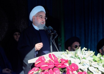 En la imagen, el presidente iraní, Hassan Rouhani, dando un discurso en la ciudad de Khoy, Irán, 19 de noviembre de 2018. Official President website/Handout via REUTERS