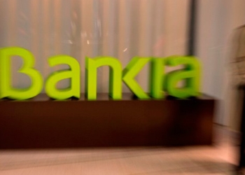 En la imagen, el logo de Bankia en la sede del banco antes de una rueda de prensa para presentar sus resultados anuales en Madrid, España, el 30 de enero de 2017. REUTERS/Sergio Pérez