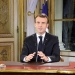 El presidente francés, Emmanuel Macron, hace un discurso televisado a la nación después de cuatro semanas de protestas en todo el país, París, Francia, 10 de diciembre de 2018. Ludovic Marin/REUTERS