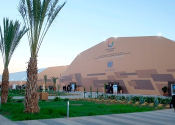 Panorámica del lugar donde se celebra la conferencia sobre migración de la ONU en Marrakech, Marruecos. 10 diciembre 2018. REUTERS/Abderrahmane Mokhtari