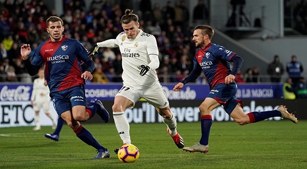 El Real Madrid se llevó la victoria (0-1) de Huesca gracias al gol de Bale