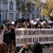 Concentración de protesta ante el Tribunal Supremo con motivo de las actuaciones judiciales practicadas contra informadores de Europa Press, Efe y «Diario de Mallorca» en Baleares. Foto: APM