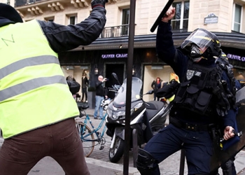 Aunque disminuyen, las protestas en Francia no se han detenido
