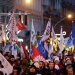 Manifestación contra la nueva legislación laboral, considerada como la "ley de esclavos" en Budapest, Hungría