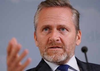 El ministro de Relaciones Exteriores de Dinamarca, Anders Samuelsen