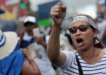 Disidentes nicaragüenses marchan en protesta contra el Gobierno del presidente nicaragüense, Daniel Ortega, en San José, Costa Rica, 20 de enero de 2019. REUTERS / Juan Carlos Ulate