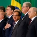 El nuevo presidente de Brasil, Jair Bolsonaro, en la ceremonia de nombramiento de sus nuevos ministros en el Palácio de Planalto en Brasilia, Brasil. 2 de enero, 2018. REUTERS/Adriano Machado