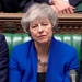 En la imagen tomada de un vídeo, la primera ministra británica, Theresa May, durante una sesión parlamentaria en Londres el 16 de enero de 2019. Reuters TV via REUTERS