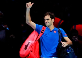 Foto de archivo. Roger Federer tras un partido del torneo ATP Finals en el O2, Londres, Gran Bretaña. 17 de noviembre de 2018. Action Images de Alemania a través de Reuters/Andrew Couldridge