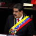 El presidente de Venezuela, Nicolás Maduro, entre el presidente de la Asamblea Nacional Constituyente (ANC), Diosdado Cabello (L) y la presidenta del Consejo Nacional Electoral (CNE), Tibisay Lucena, en la Corte Suprema de Justicia (TSJ), en Caracas, Venezuela. 24 de enero de 2019.