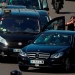 Taxistas discuten con el conductor de un VTC no identificado durante una huelga de taxistas contra lo que consideran competencia desleal de los VTC, en Barcelona, 26 de julio de 2018. REUTERS/Albert Gea