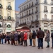 Cola para comprar billetes de lotería en la Puerta del Sol