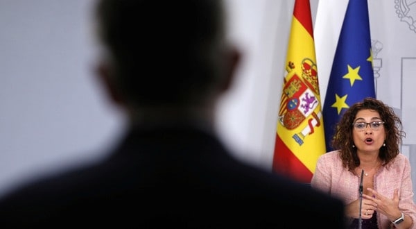 María Jesús Montero, en el palacio de la Moncloa, Madrid, España, el 15 de octubre 2018, cuando el Consejo de Ministros aprobó el proyecto de los PGE 2019 REUTERS/Susana Vera