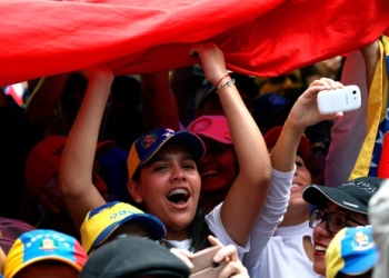 La alegría y la esperanza de la juventud venezolana se mantiene intacta.