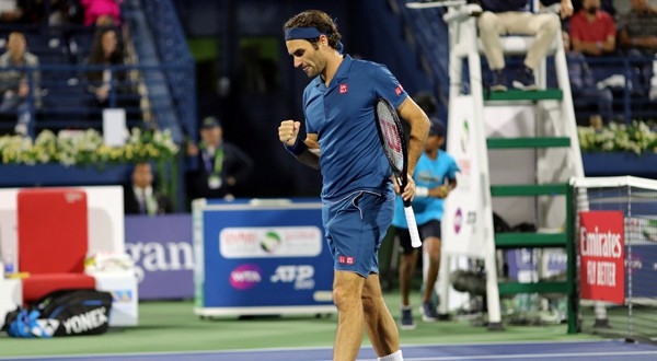 Roger Federer alcanza su undécima semifinal en el ATP de Dubái