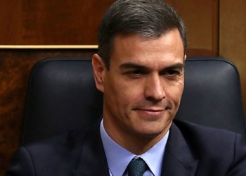 El presidente del Gobierno, Pedro Sánchez, durante una sesión del Congreso español.