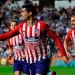 Álvaro Morata celebra su segundo gol en Anoeta.