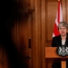 La primera ministra británica, Theresa May, realiza declaraciones sobre el Brexit en Downing Street, Londres.