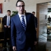 Conversaciones entre Estados Unidos y China dejan buen ambiente en Pekín. La semana próxima seguirán en Washington. En la imagen el secretario del Tesoro estadounidense Steven Mnuchin