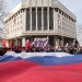 Participantes en las celebraciones del quinto aniversario de la anexión de Crimea.