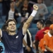 David Ferrer celebra su pase a la tercera ronda del Miami Open