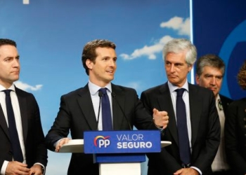 El PP de Pablo Casado fue el gran perdedor de la jornada. Cortesía.