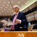 El presidente de la Comisión Europea, Jean-Claude Juncker, se dirige al Parlamento Europeo en Bruselas, Bélgica.