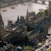 Vista aérea de la sede del Parlamento británico en Londres.