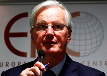 El negociador jefe de la Unión Europea para el Brexit, Michael Barnier, en Bruselas, Bélgica.