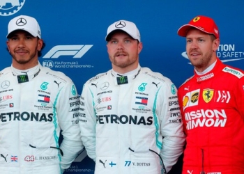 Bottas, Hamilton y Vettel, los primeros en la parrilla de salida para el GP de Azerbaiyán.