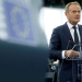 Donald Tusk, presidente del Consejo Europeo, durante un debate sobre el Brexit