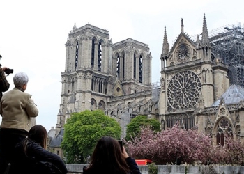 Espiritu de Notre Dame sigue de pie en toda Francia