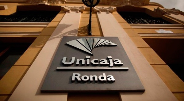 Logo de Unicaja.