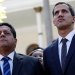 EEUU, Grupo de Lima, Unión Europea y OEA rechazaron detención de vicepresidente de AN, Edgar Zambrano, en Venezuela. En la imagen junto al presidente encargado, Juan Guaidó (derecha)
