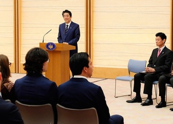 Primer ministro Shinzo Abe