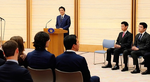 Primer ministro Shinzo Abe