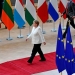Angela Merkel llega a Bruselas de cara a importantes negociaciones.