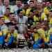 La 'canarinha' se coronó en el Maracaná de Rio de Janeiro.