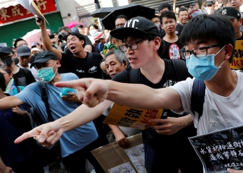 Unos 20 mil manifestantes volvieron a tomar las calles de Hong Kong