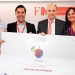 Premios Fundación MAPFRE. De izquierda a derecha Óscar Lozano de RITHMI, Javier Pita de NAVILENS, José Manuel Inchausti, presidente del jurado y Marta Carruesco de SPEAKARE by Cubelizer.