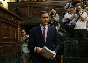 Este lunes correspondió al candidato del PSOE Pedro Sánchez su intervención en el Congreso de los Diputados donde se inició el pleno para la investidura presidencial.
