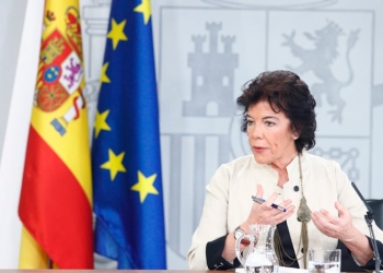 La portavoz del Gobierno español rechazó la posibilidad de unos nuevos comicios.