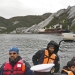 Grandes esfuerzos humanos se despliegan al sur de Chile para extraer el derrame de diésel que se fue al mar.