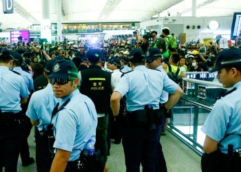 Se han presentado numerosos choques en el Aeropuerto Internacional de Hong Kong.