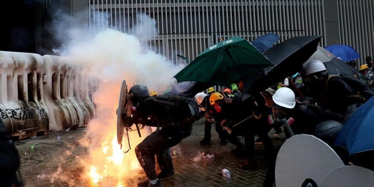 Manifestaciones masivas en Hong Kong