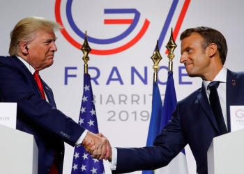 Trump y Macron se mostraron abiertos a un acuerdo sobre las tecnológicas.